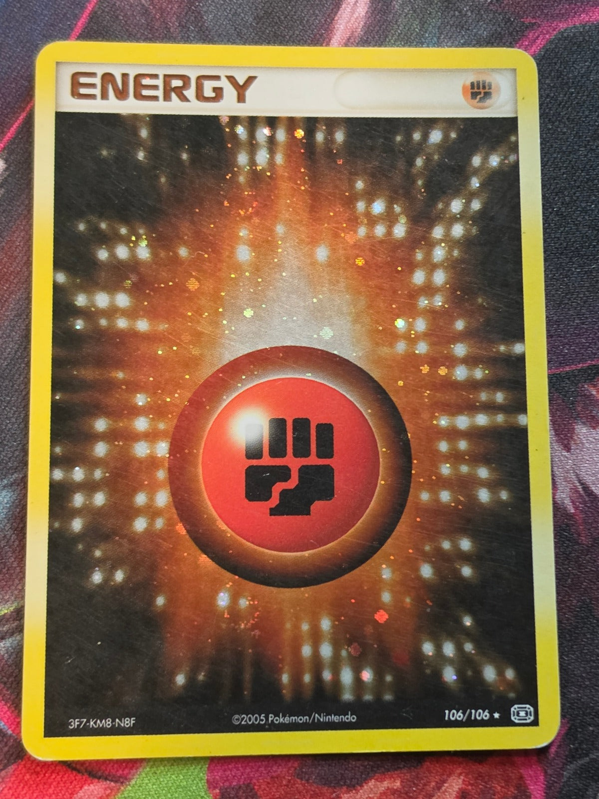Fighting Energy Holo Rare EX Emerald 106/106 MP Pokemon