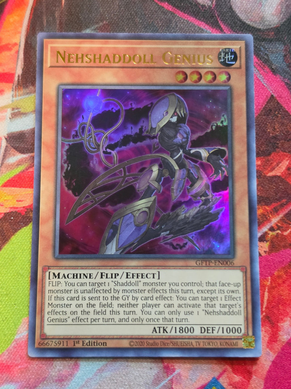 Nehshaddoll Genius Ultra Rare Ghosts From the Past GFTP-EN006 1st Edition NM Yu-Gi-Oh!
