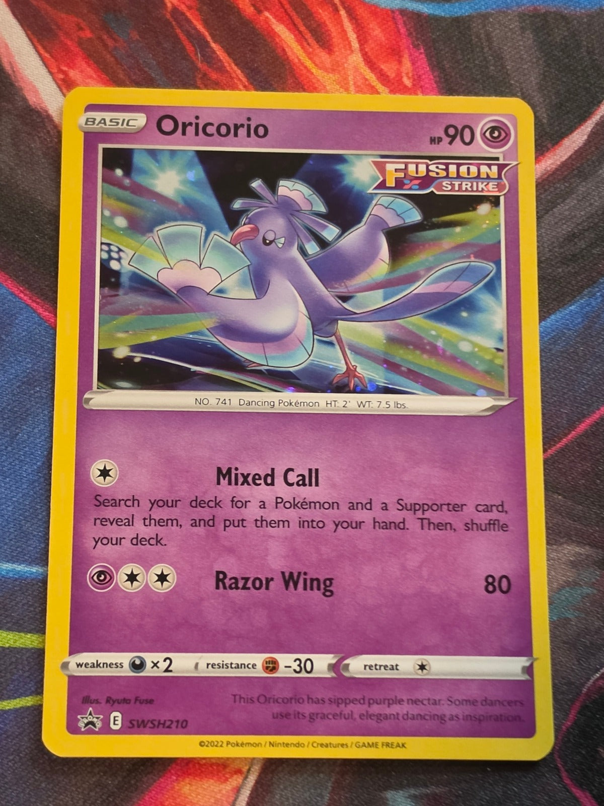 Oricorio - SWSH210 - SWSH: Sword & Shield Promo Cards - Promo - NM Pokemon