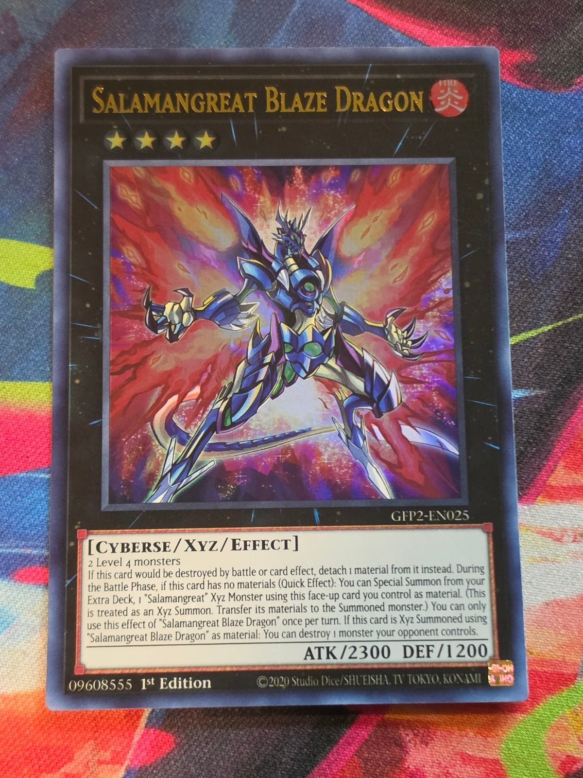 Salamangreat Blaze Dragon Ultra Rare Ghosts From the Past: The 2nd Haunting GFP2-EN025 LP