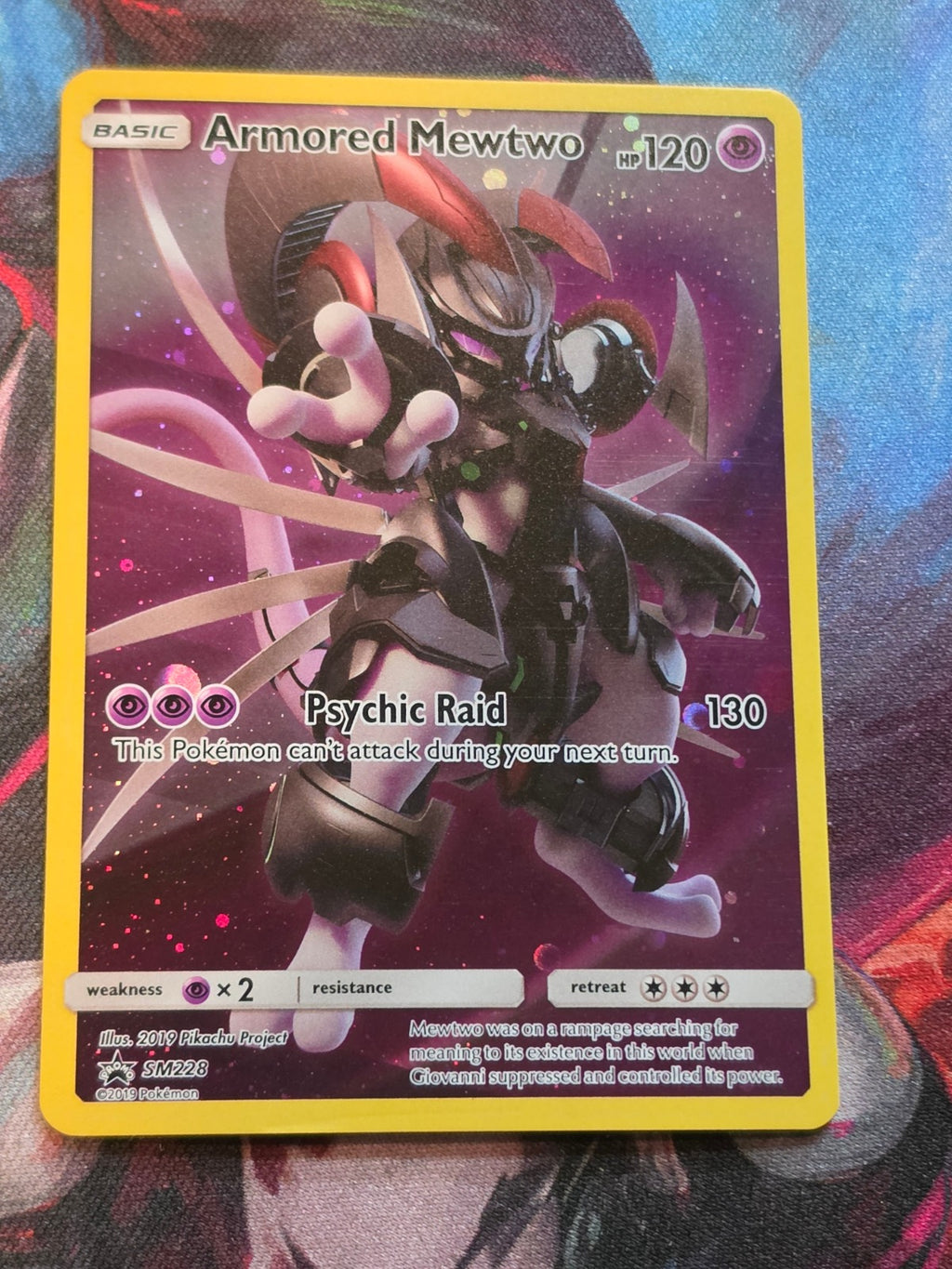 Armored Mewtwo Promo SM Promos SM228 LP Pokemon