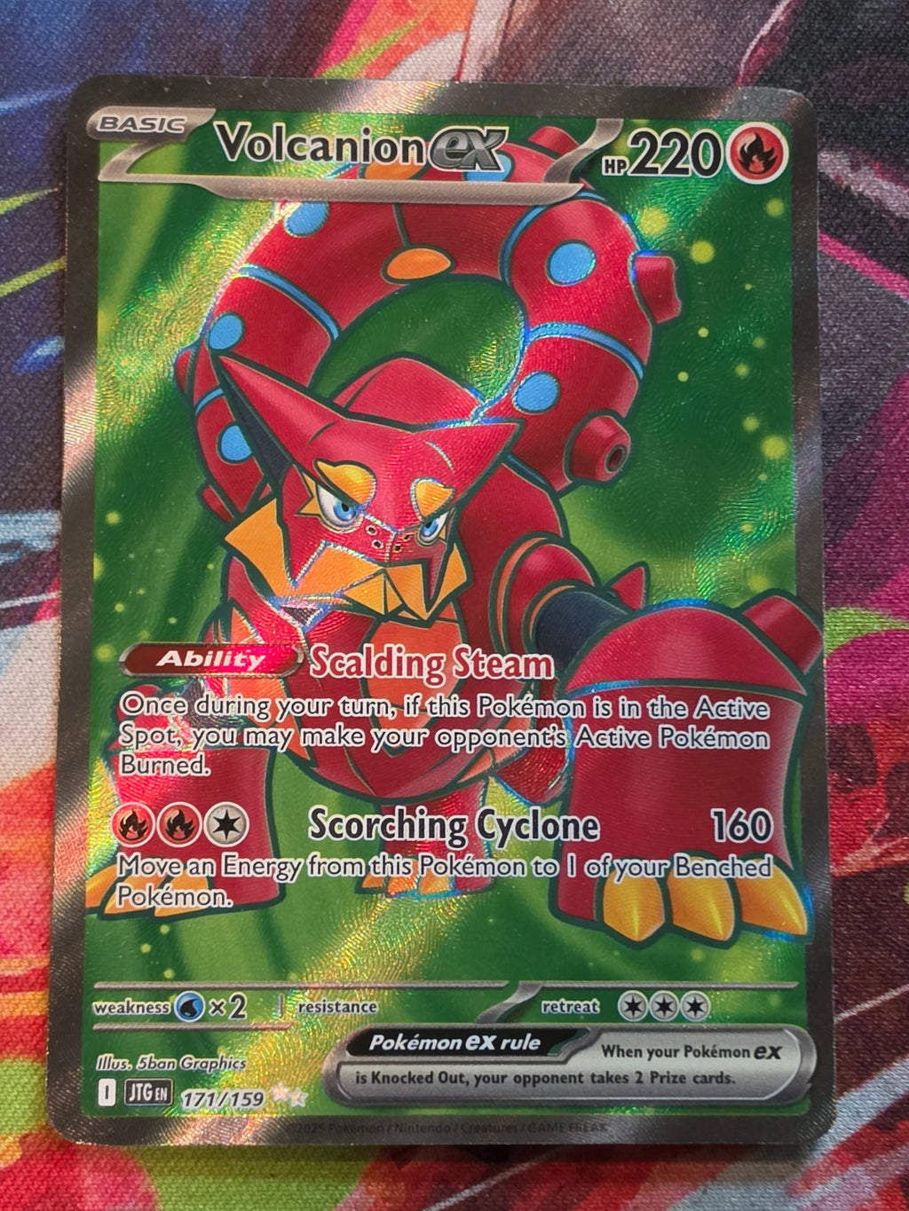 Volcanion ex Ultra Rare Journey Together 171/159 NM Pokemon