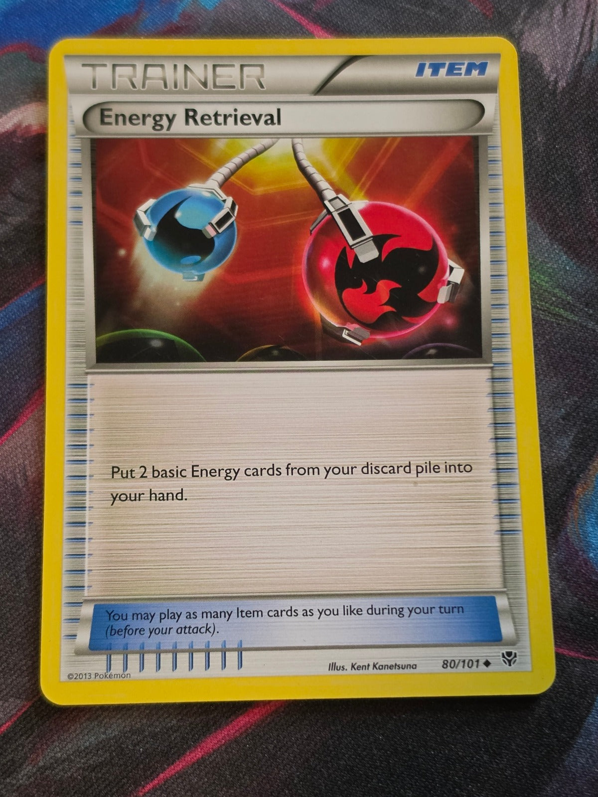 Energy Retrieval - 80/101 - Plasma Blast - Uncommon - LP - Pokemon