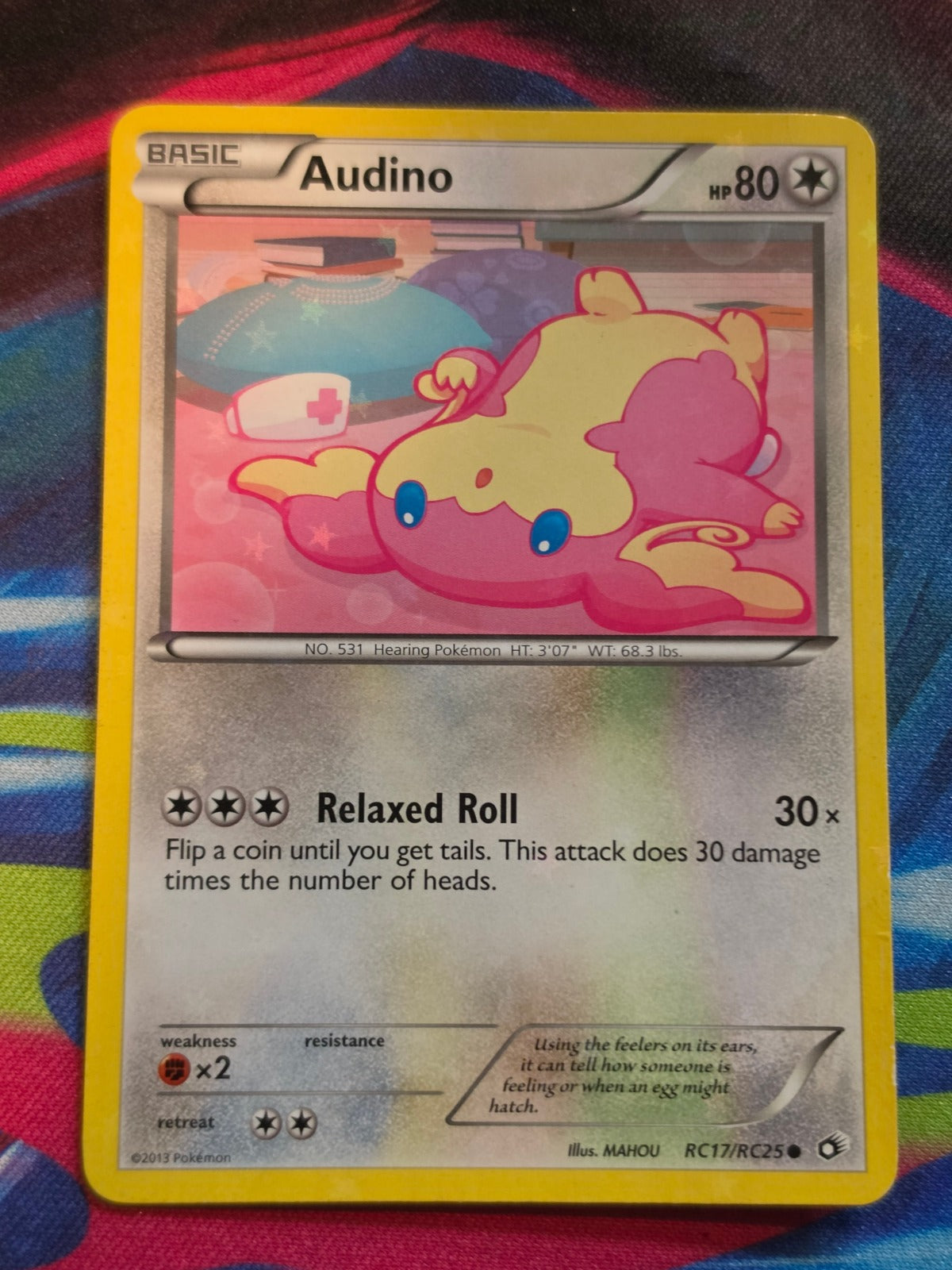 Audino Common Legendary Treasures: Radiant Collection RC17/RC25 MP Pokemon