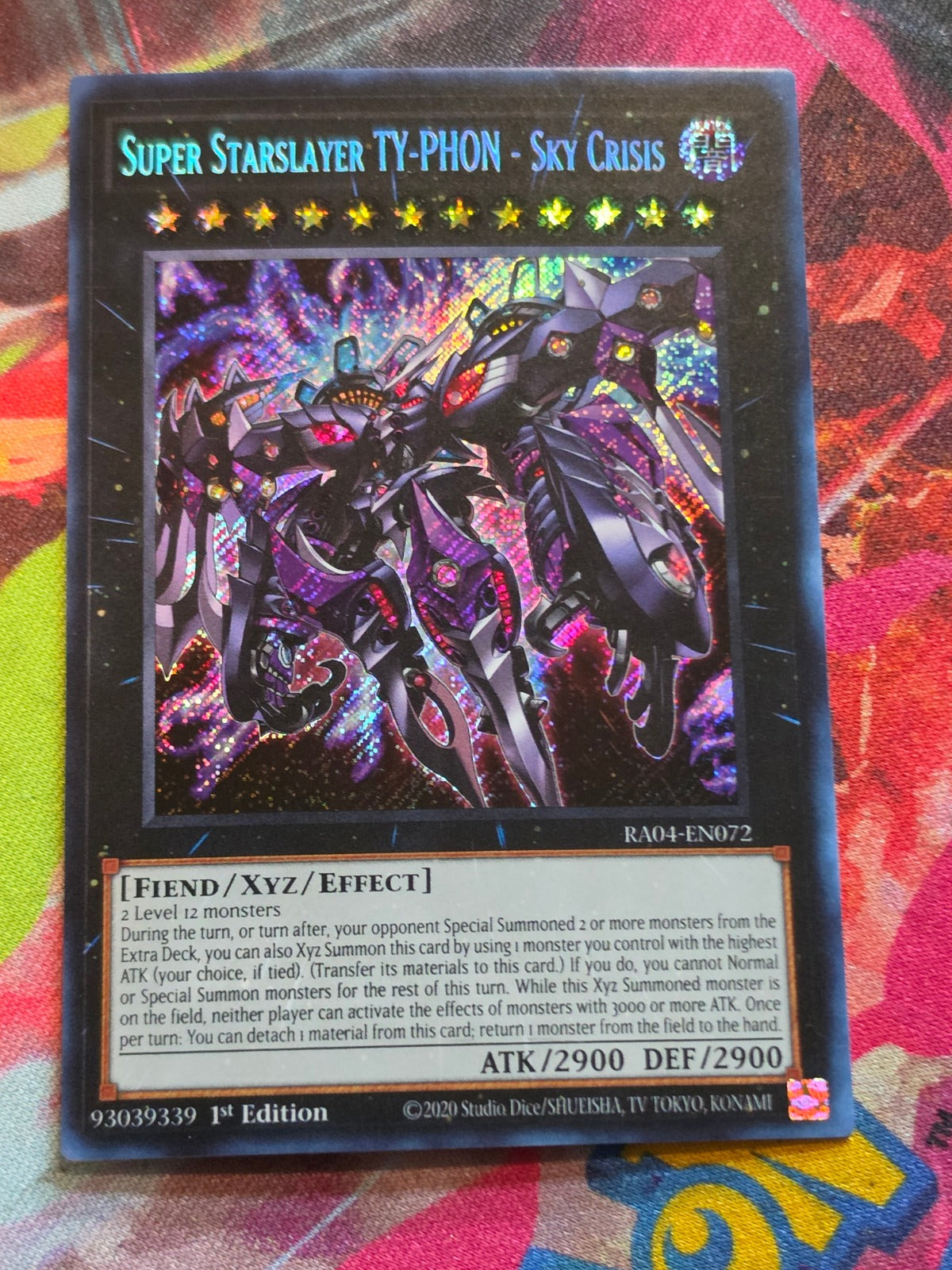 Super Starslayer TY-PHON - Sky Crisis (Secret Rare) Secret Rare Quarter Century Stampede RA04-EN072 NM