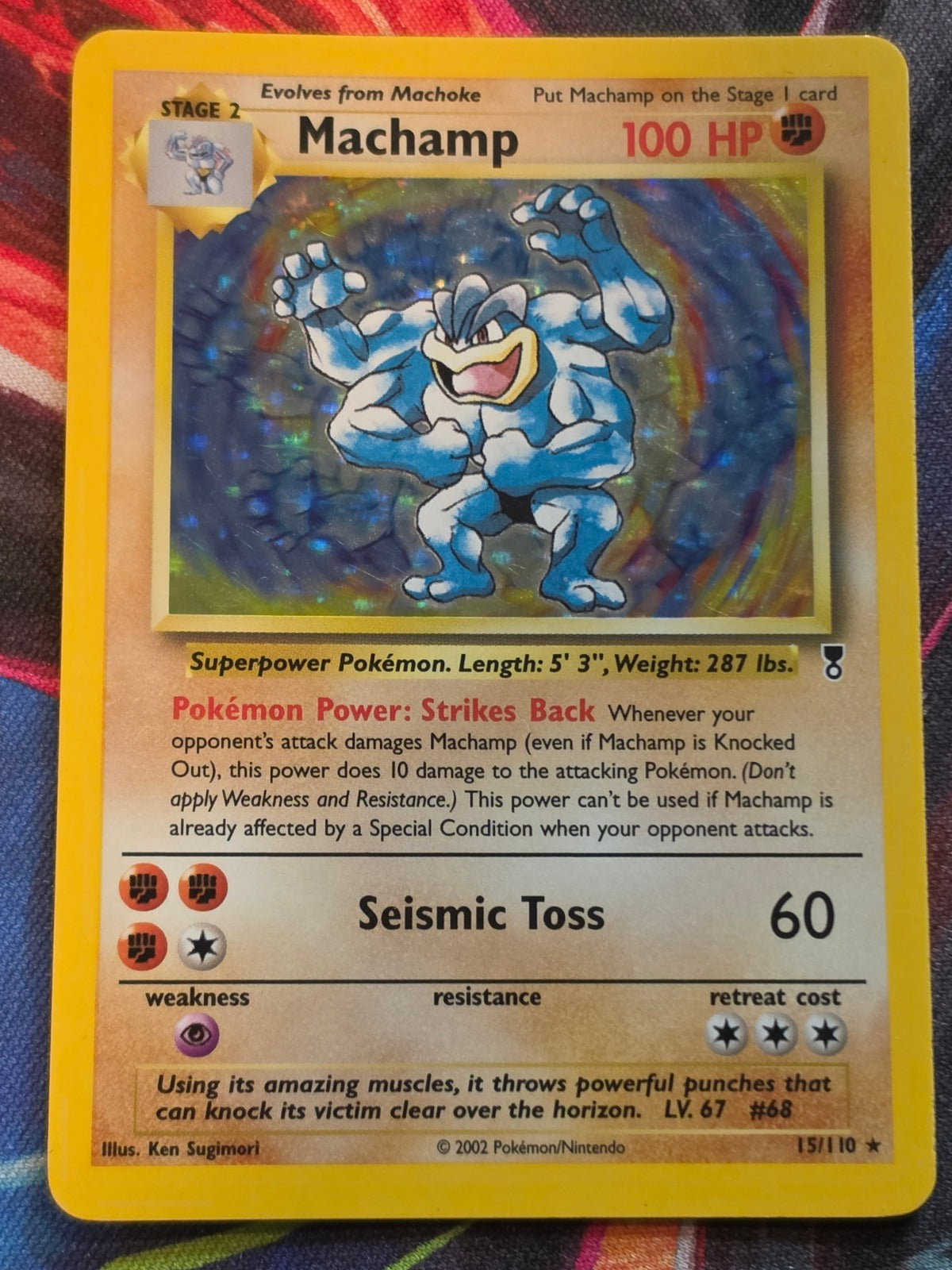 Machamp Holo Rare Legendary Collection 015/110 LP Pokemon