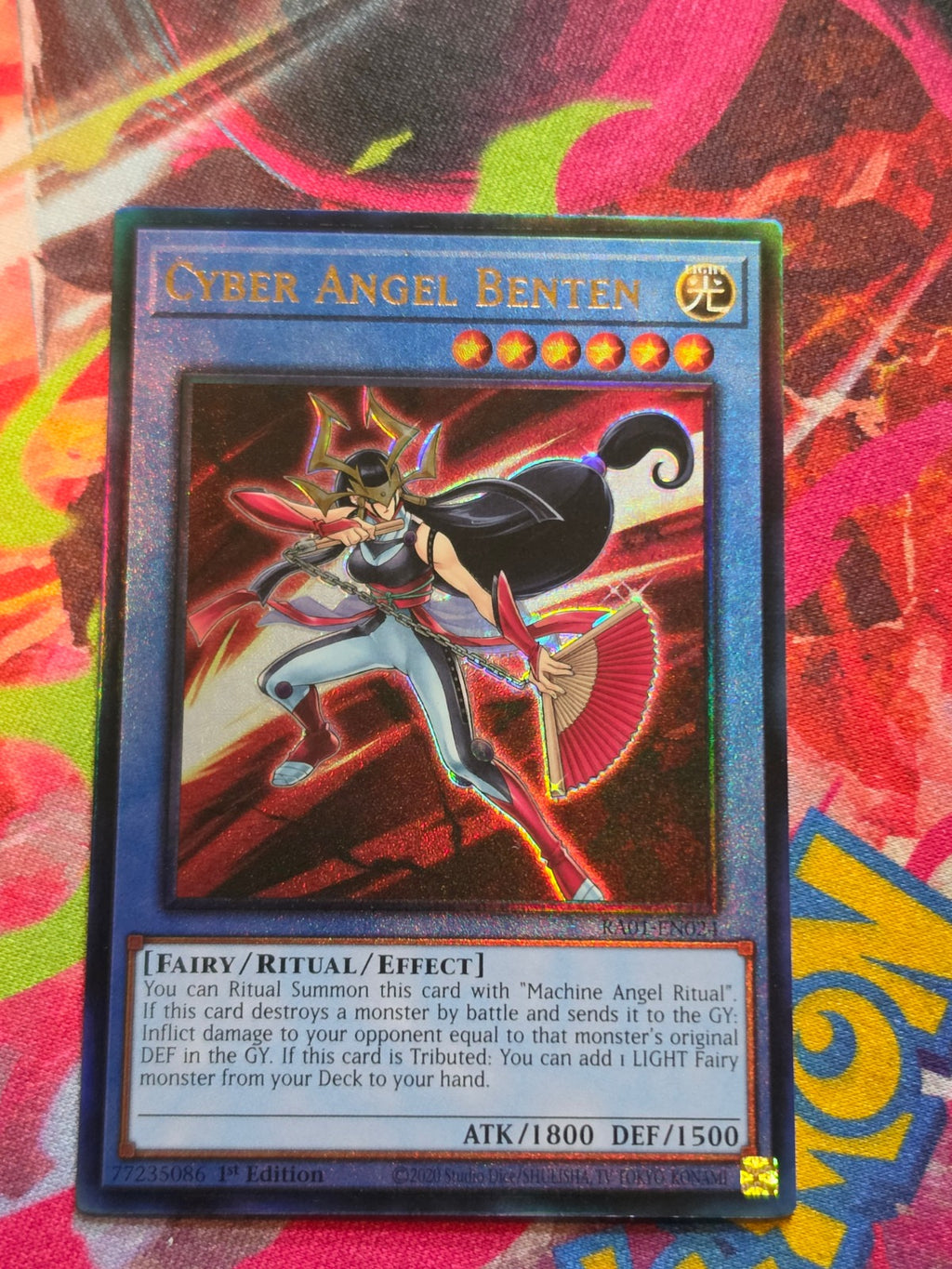 Cyber Angel Benten (PUR) Prismatic Ultimate Rare 25th Anniversary Rarity Collection RA01-EN024 NM
