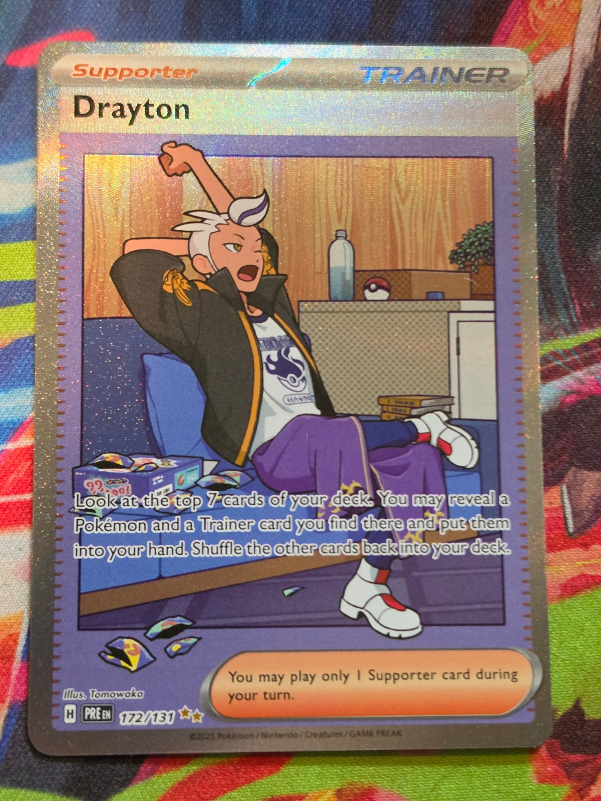 Drayton Special Illustration Rare Prismatic Evolutions 172/131 NM Pokemon