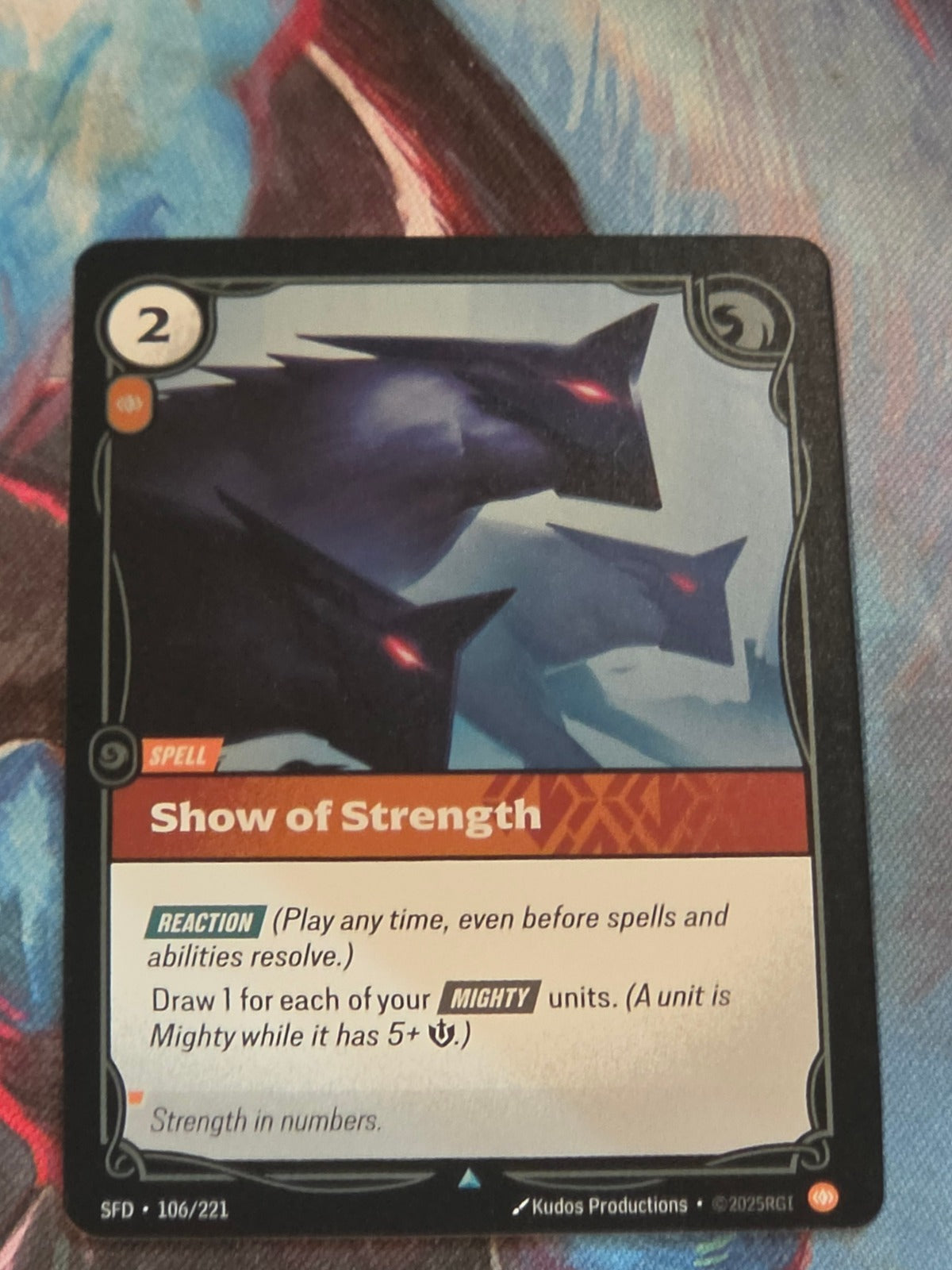 Show of Strength - 106/221 - Spiritforged - Uncommon - NM
