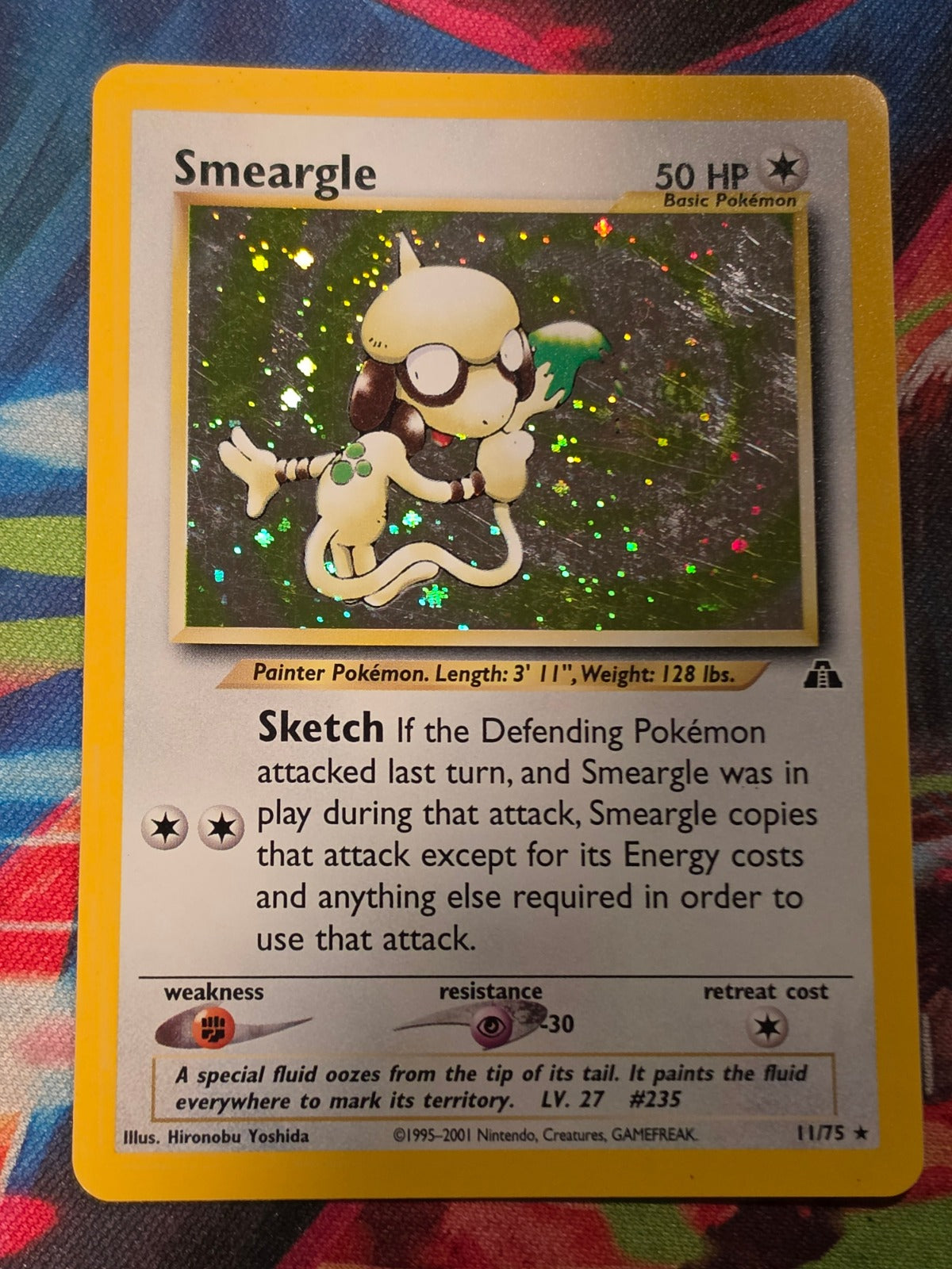 Smeargle (11) Holo Rare Unlimited Neo Discovery 11/75 NM-/LP+ Pokemon