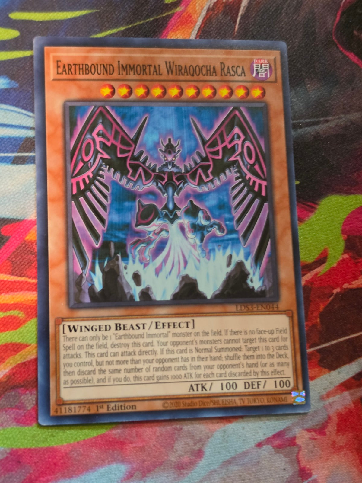 Earthbound Immortal Wiraqocha Rasca Common Legendary Duelists: Season 3 LDS3-EN044 LP
