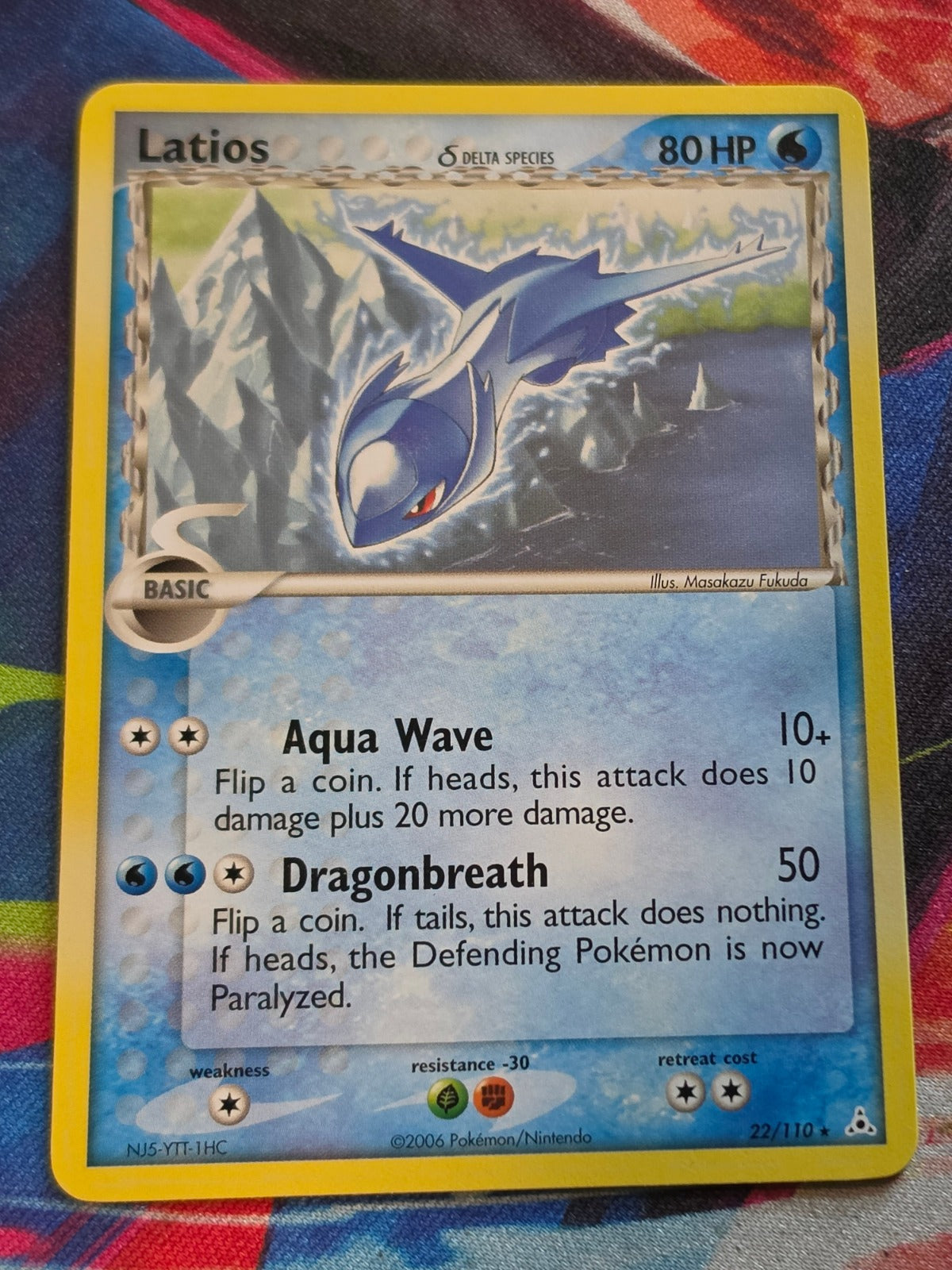 Latios (Delta Species) Rare EX Holon Phantoms 22/110 NM-/LP+ Pokemon