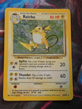 Raichu Holo Rare Base Set 014/102 HP Pokemon