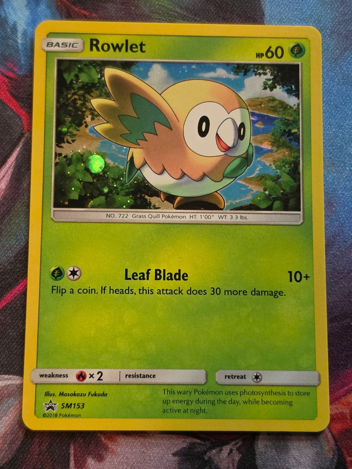 Rowlet Promo SM Promos SM153 LP+ Pokemon