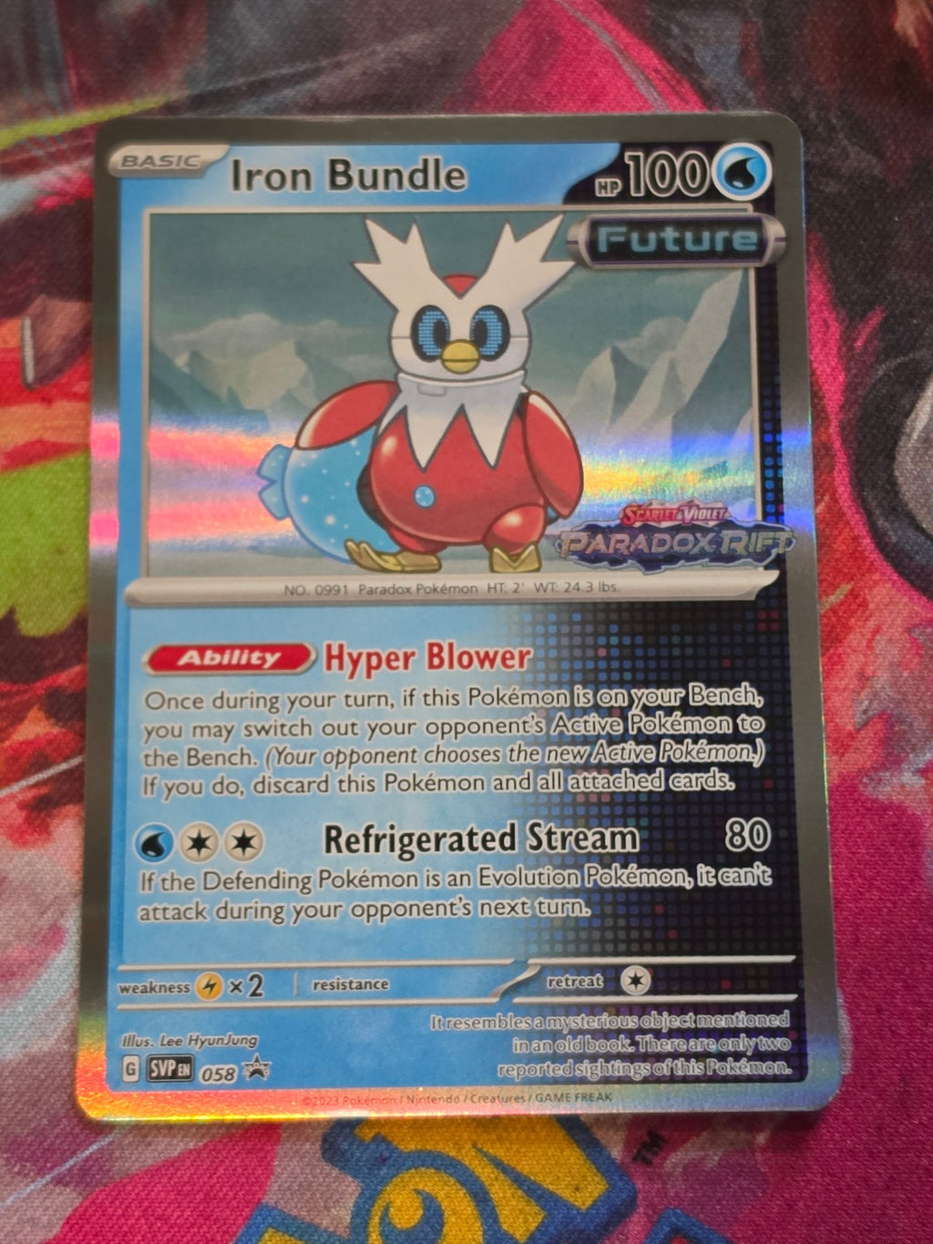 Iron Bundle (Prerelease) Promo SV: Scarlet & Violet Promo Cards 058 NM Pokemon