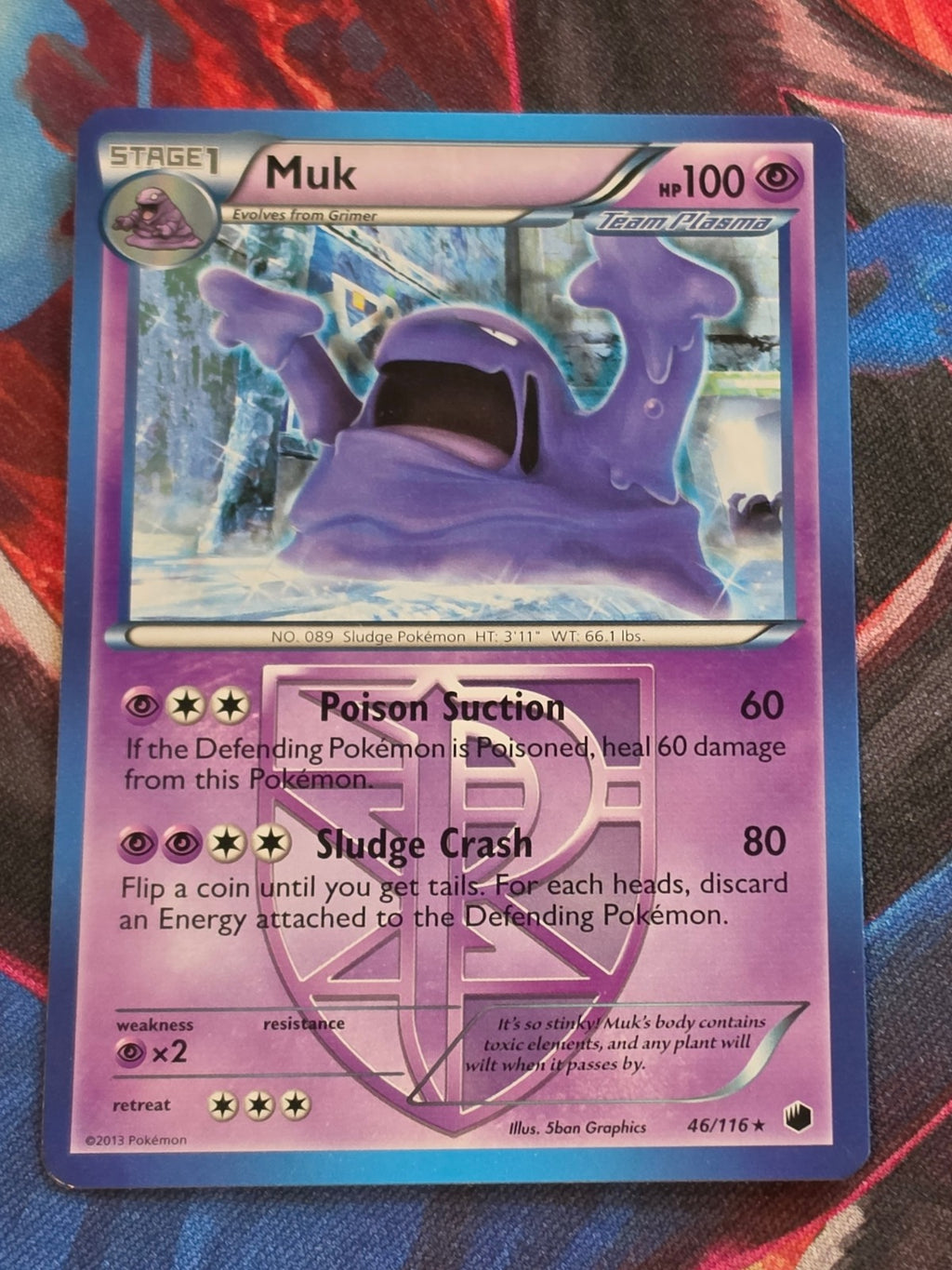 Muk (Team Plasma) - 46/116 - Plasma Freeze - Rare - NM - Pokemon