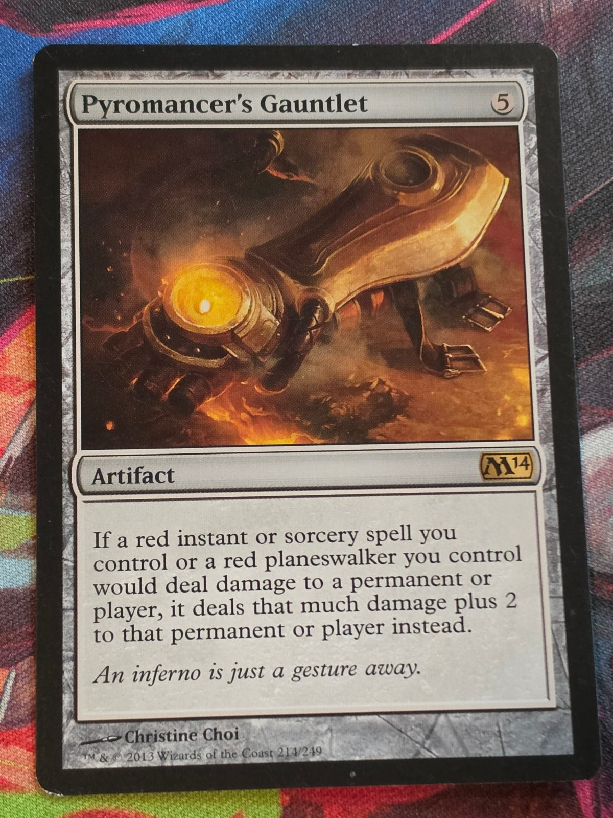 Pyromancer's Gauntlet - 214 - Magic 2014 (M14) - R - LP MTG