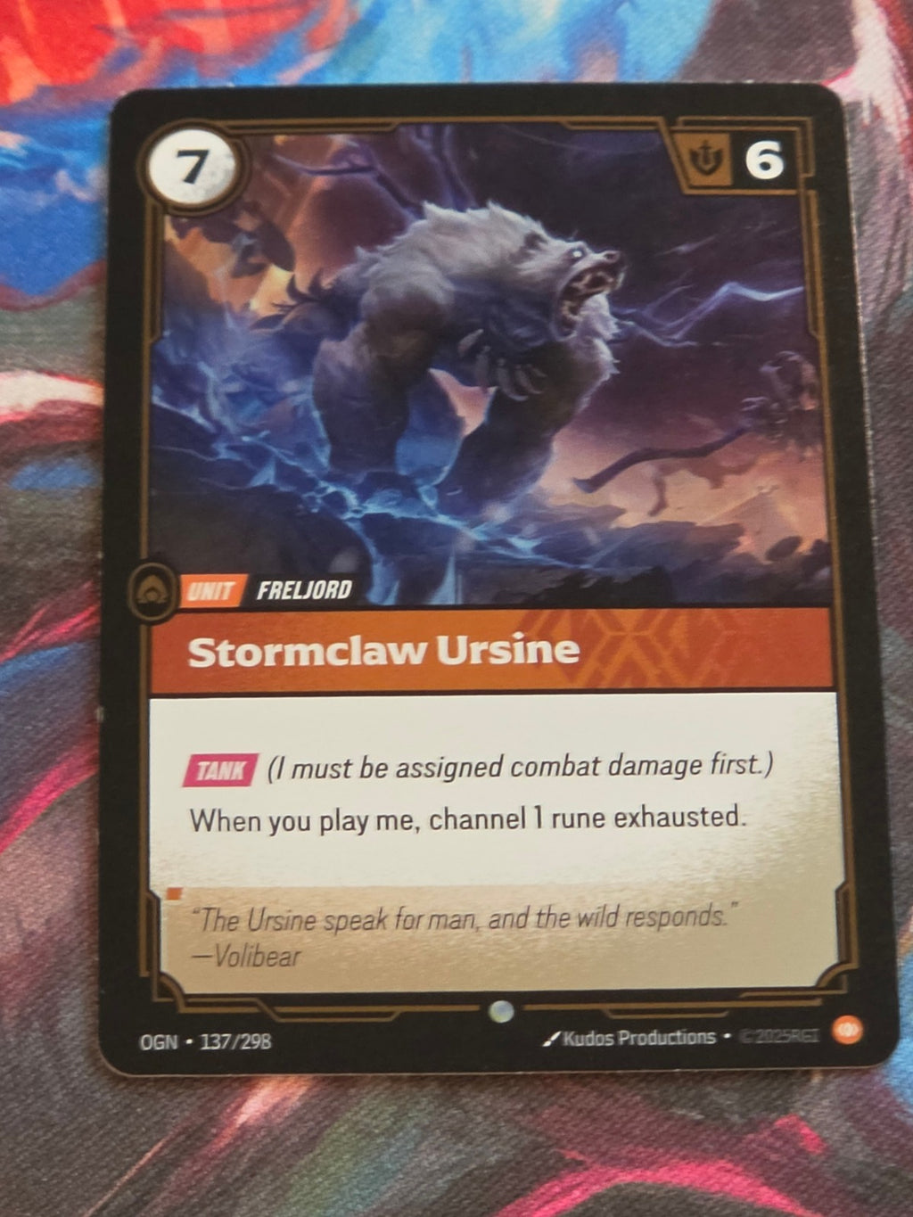Stormclaw Ursine - 137/298 - Origins - Common - NM