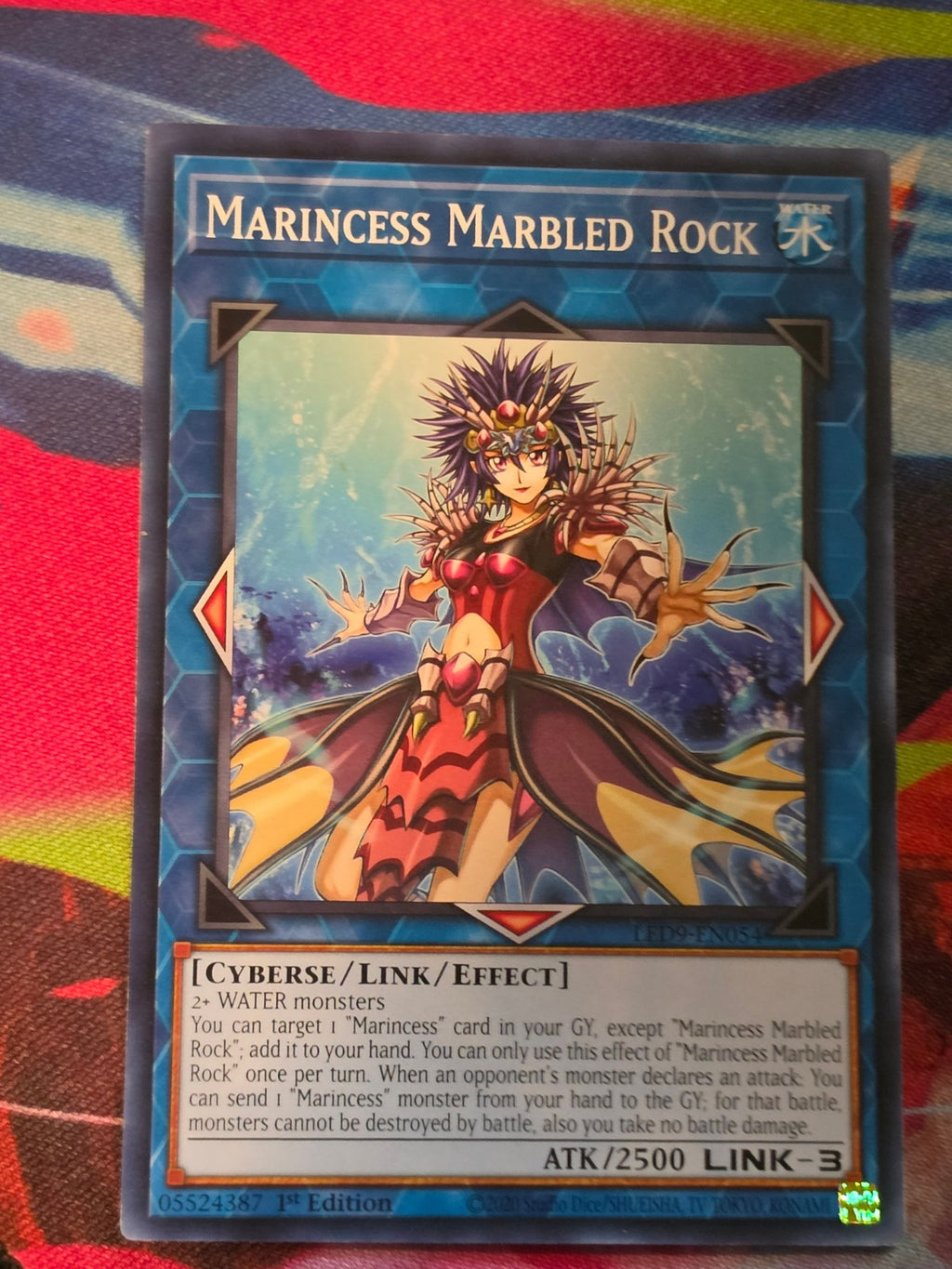 Marincess Marbled Rock Common Legendary Duelists: Duels From the Deep LED9-EN054 LP