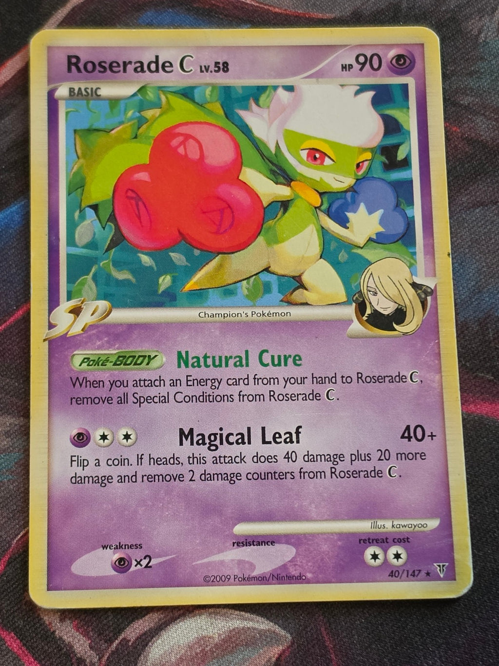 Roserade C - 40/147 - Supreme Victors - Rare - HP - Pokemon