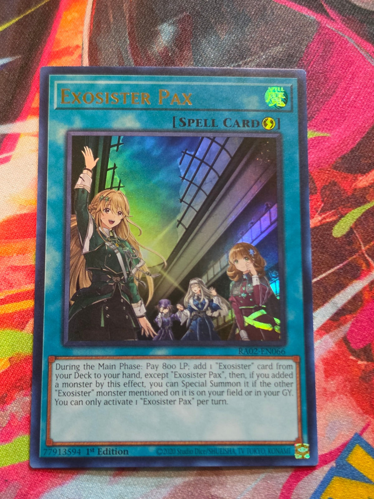 Exosister Pax (UR) Ultra Rare 25th Anniversary Rarity Collection II RA02-EN066 NM