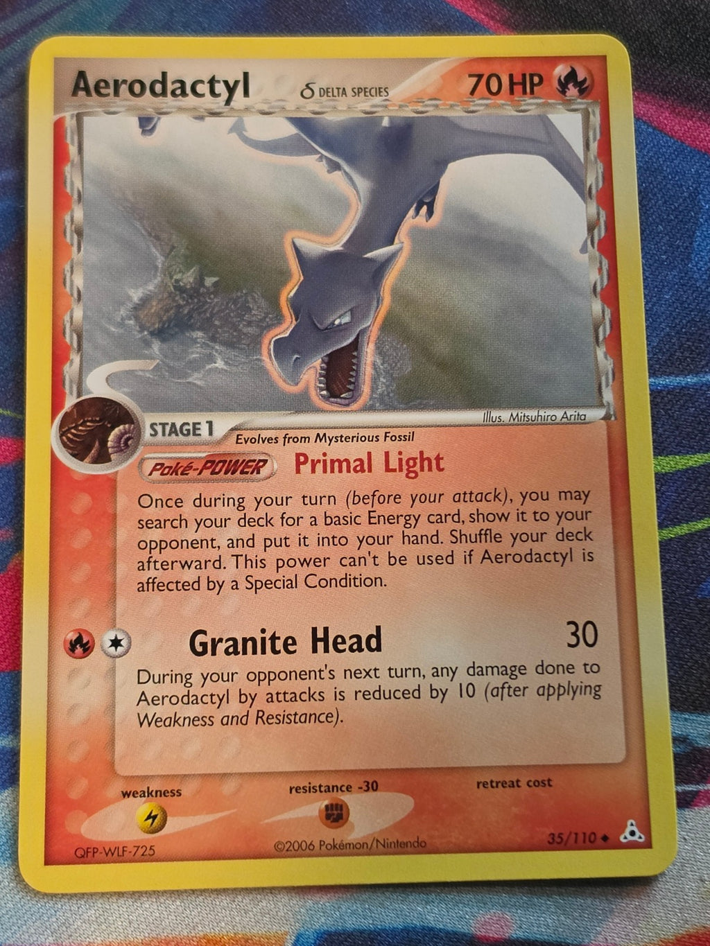 Aerodactyl (Delta Species) Uncommon EX Holon Phantoms 35/110 NM-/LP+ Pokemon