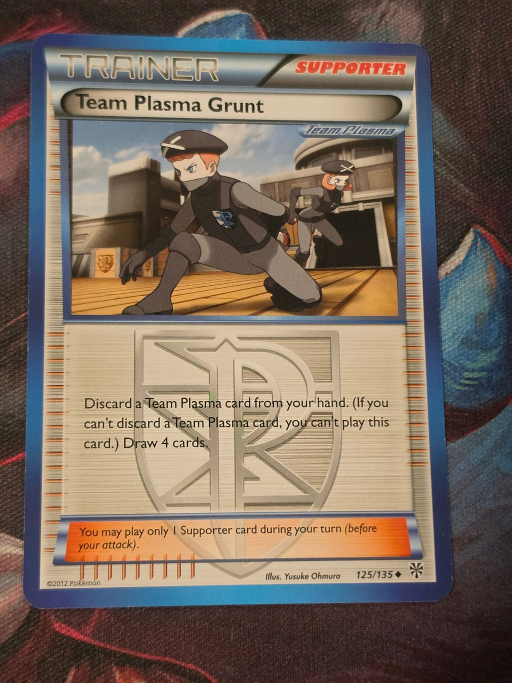 Team Plasma Grunt (Team Plasma) - 125/135 - Plasma Storm - Uncommon - NM - Pokemon
