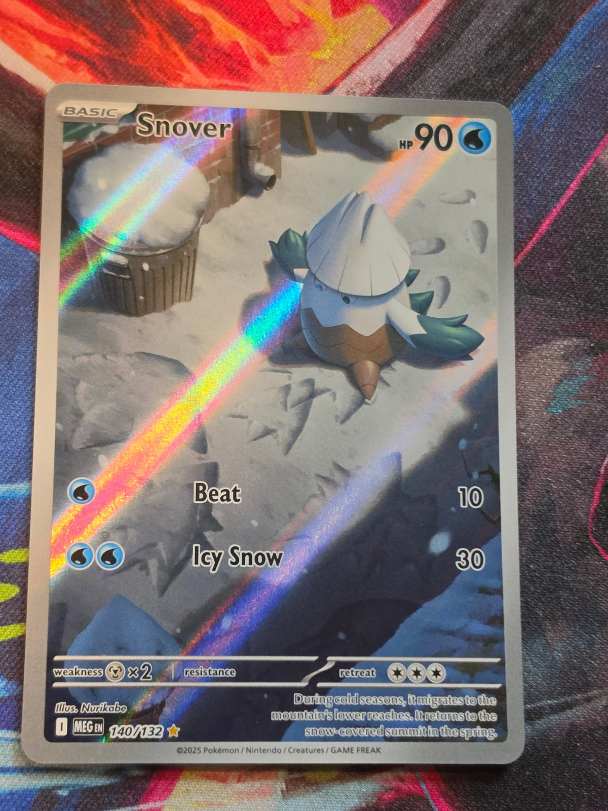 Snover Illustration Rare ME01: Mega Evolution 140/132 NM Pokemon