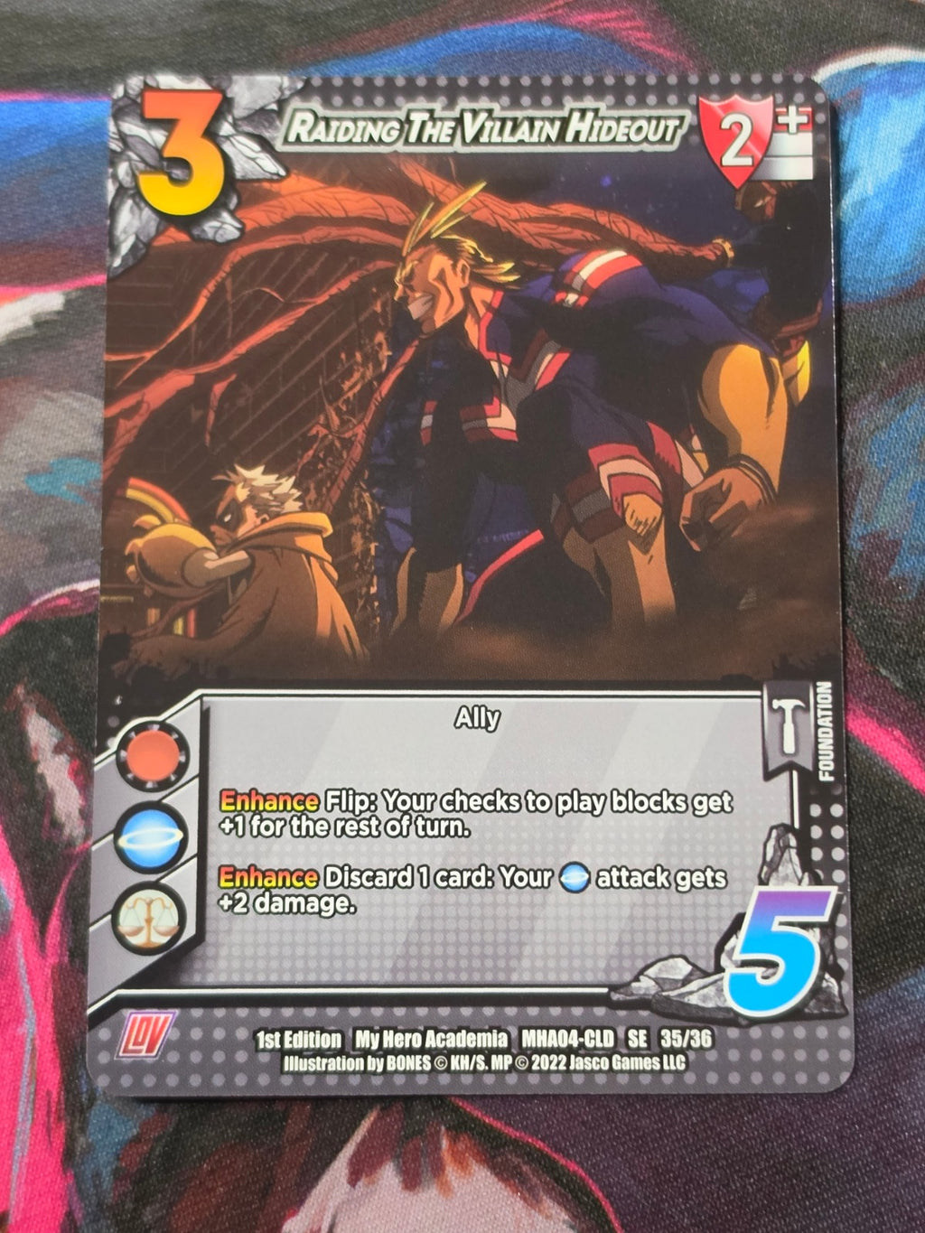 Taunt the Hero Starter Exclusive My Hero Academia: League of Villains 17/36 Unlimited NM UniVersus