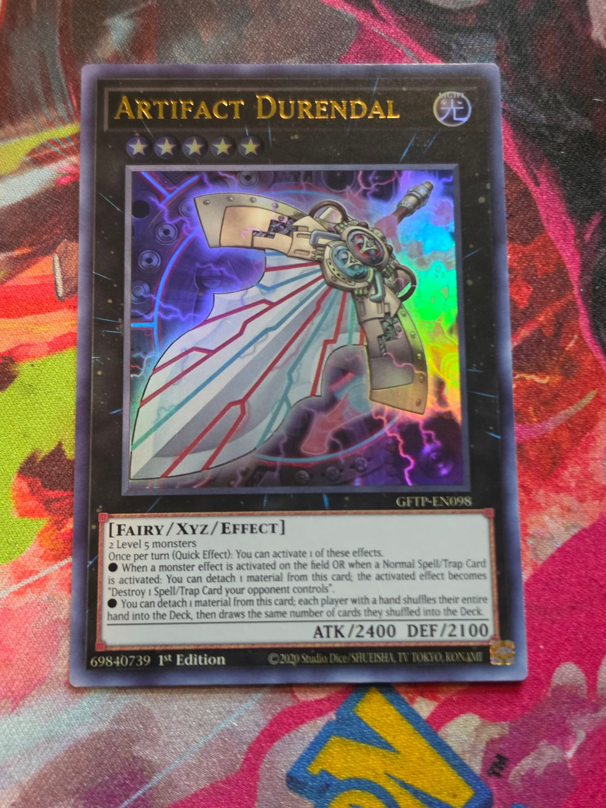 Artifact Durendal Ultra Rare Ghosts From the Past GFTP-EN098 1st Edition NM Yu-Gi-Oh!
