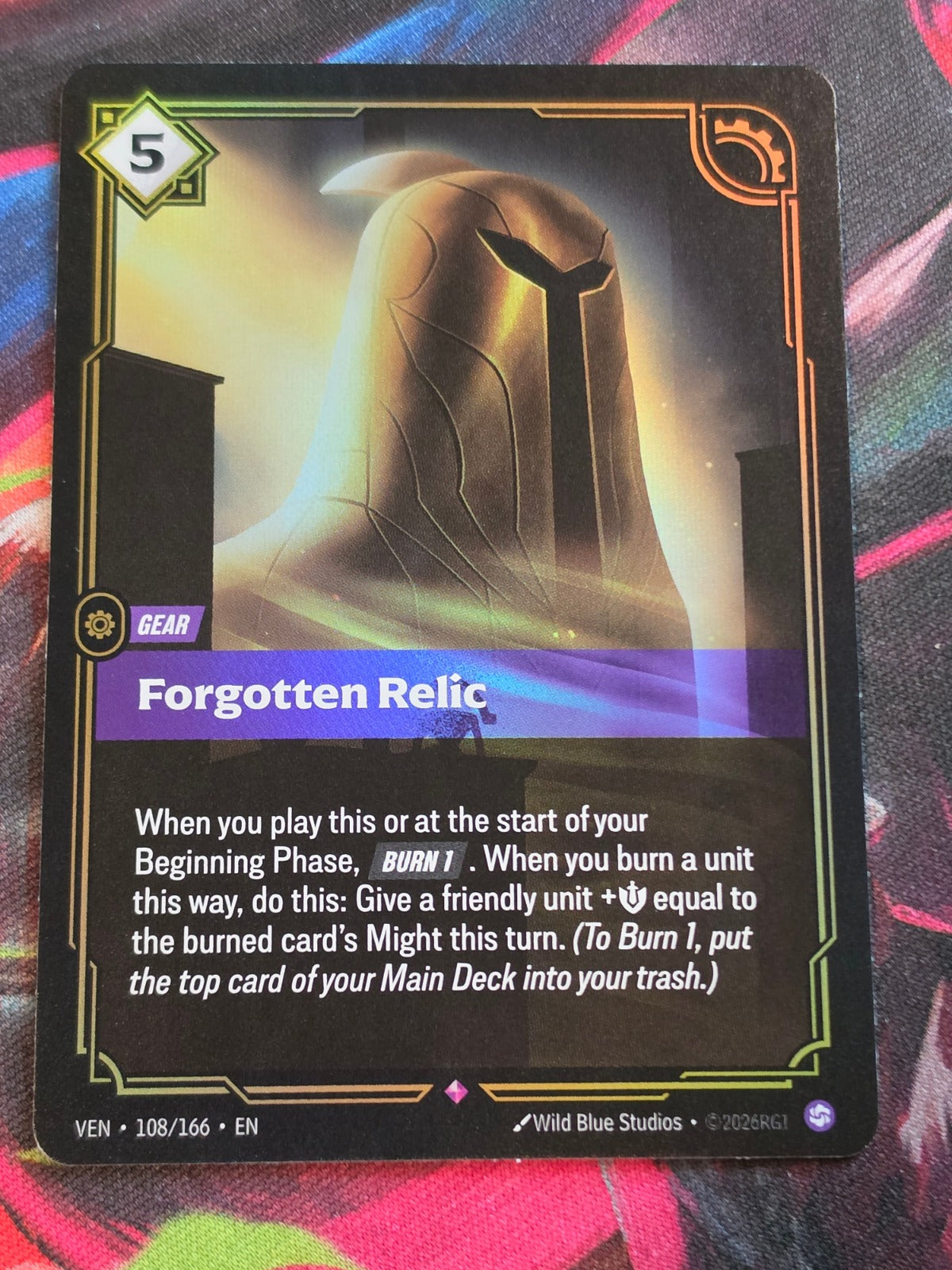 Forgotten Relic - 108/166 - Vendetta - Rare - NM