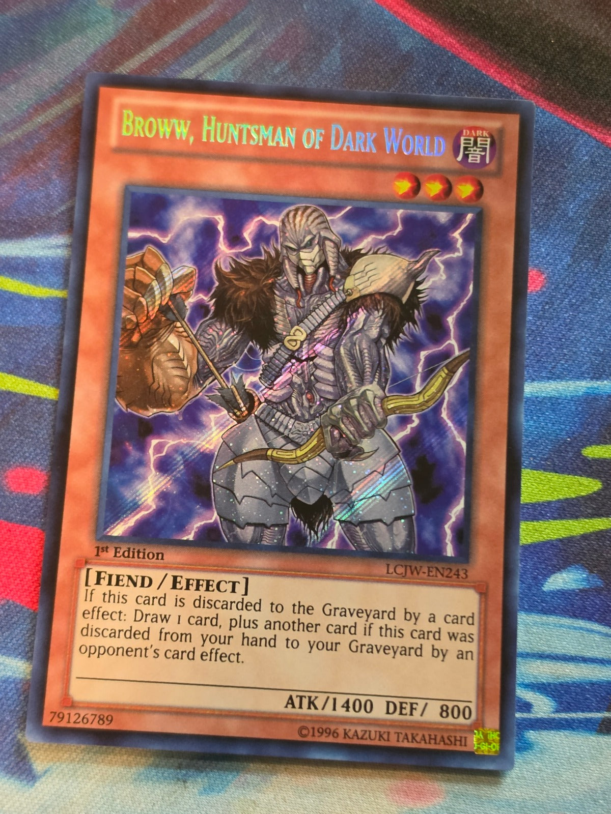 Broww, Huntsman of Dark World Secret Rare Legendary Collection 4: Joey's World LCJW-EN243 LP