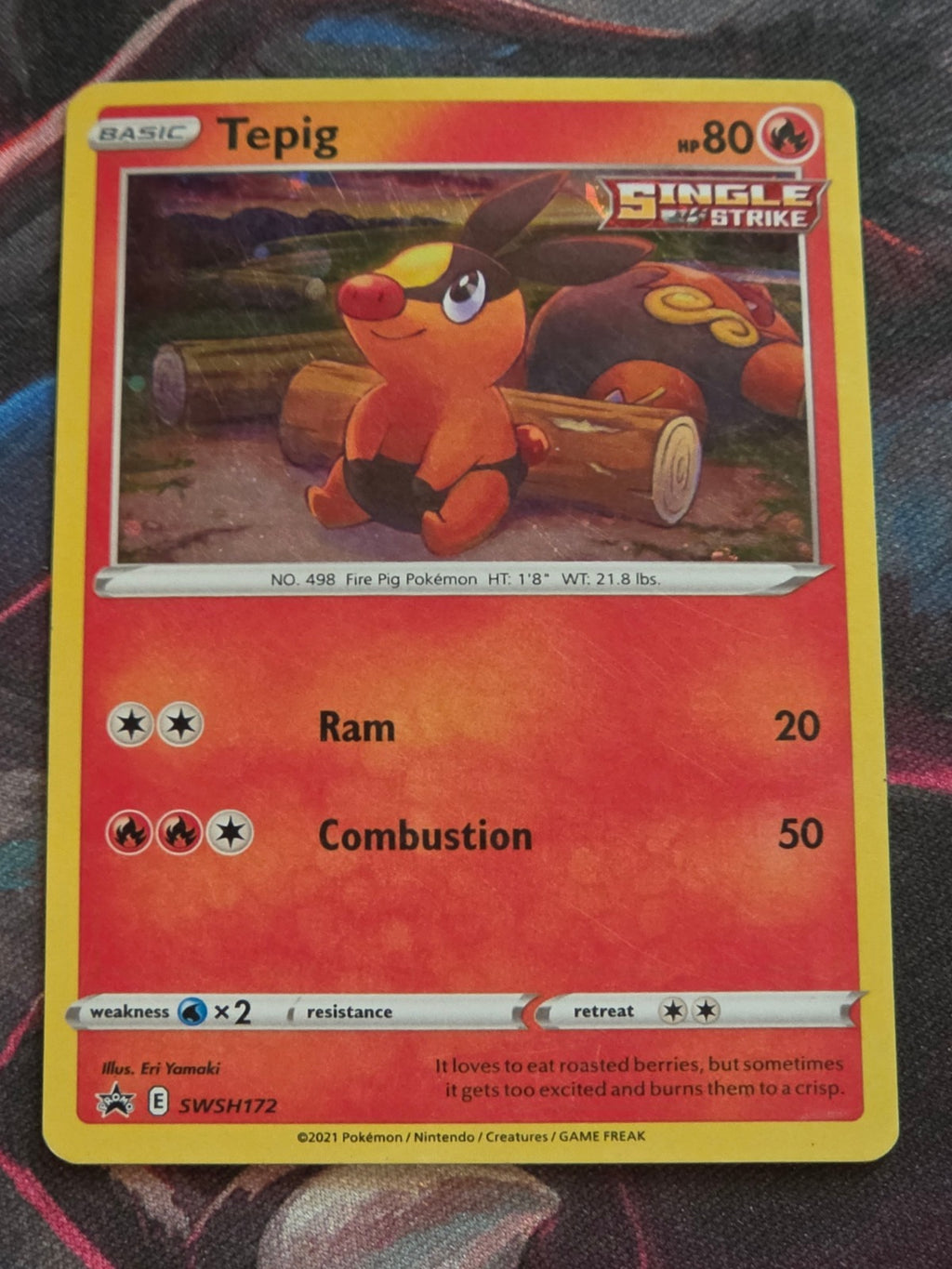 Tepig - SWSH172 - SWSH: Sword & Shield Promo Cards - Promo - LP Pokemon