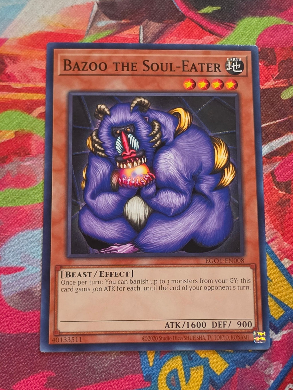 Bazoo the Soul-Eater Common Egyptian God Deck: Obelisk the Tormentor EGO1-EN008 LP