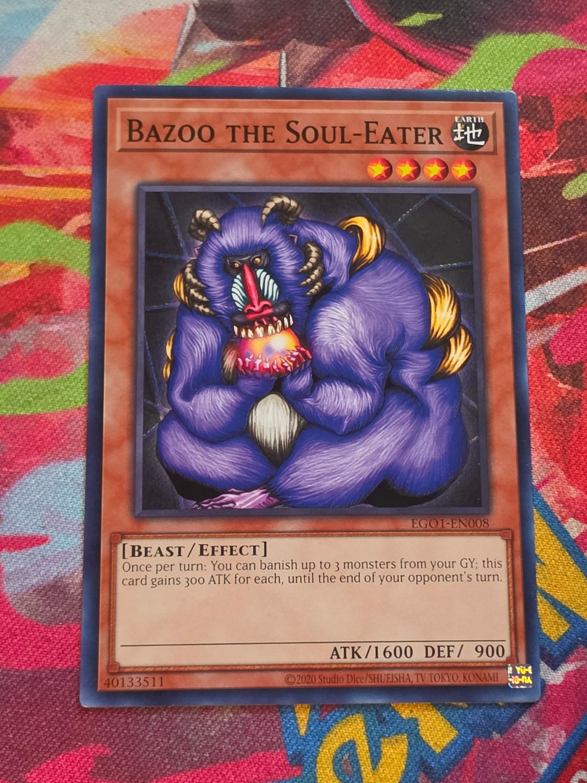 Bazoo the Soul-Eater Common Egyptian God Deck: Obelisk the Tormentor EGO1-EN008 LP