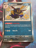 Kingambit Shiny Rare Paldean Fates 187/091 NM Pokemon