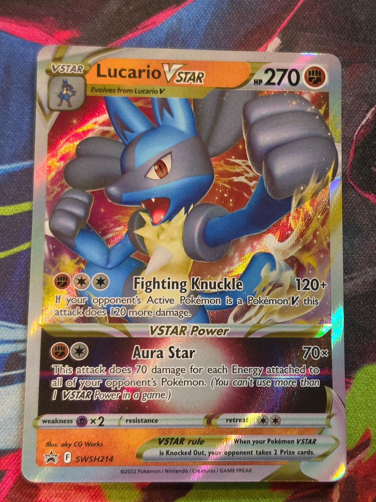 Lucario VSTAR Promo SWSH: Sword & Shield Promo Cards SWSH214 NM Pokemon