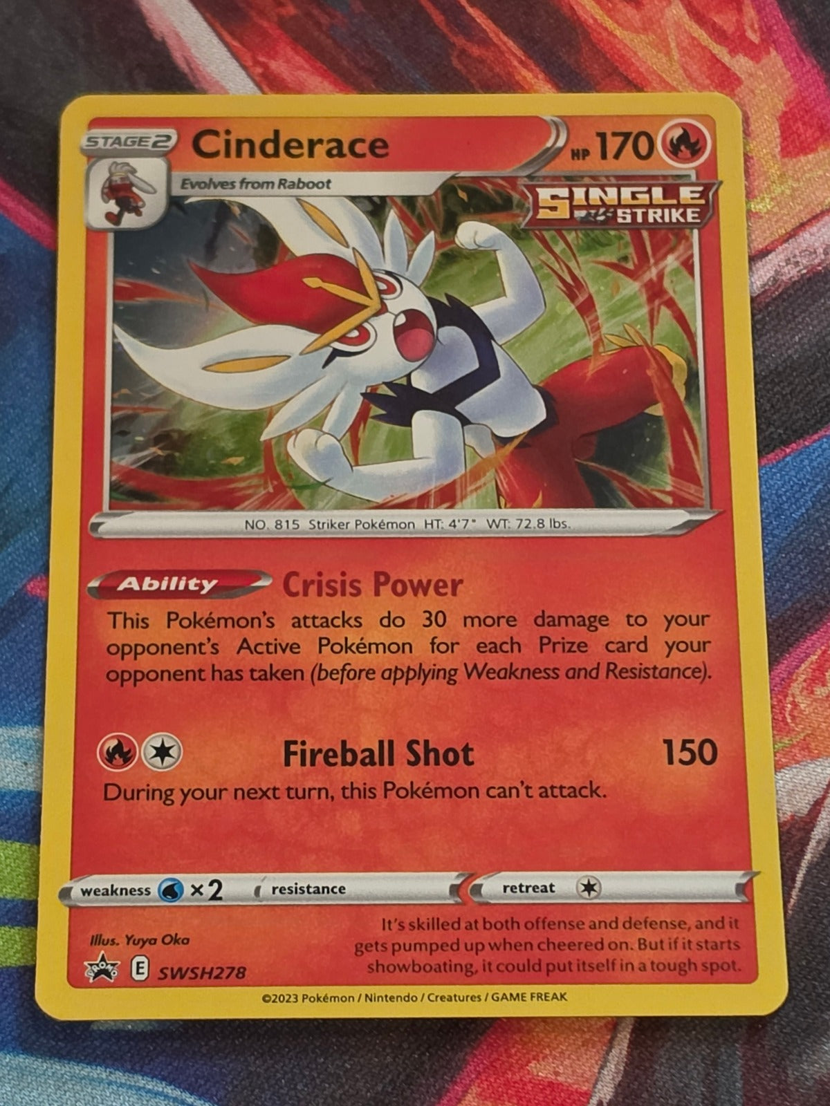 Cinderace - SWSH278 - SWSH: Sword & Shield Promo Cards - Promo - NM-/LP+ Pokemon