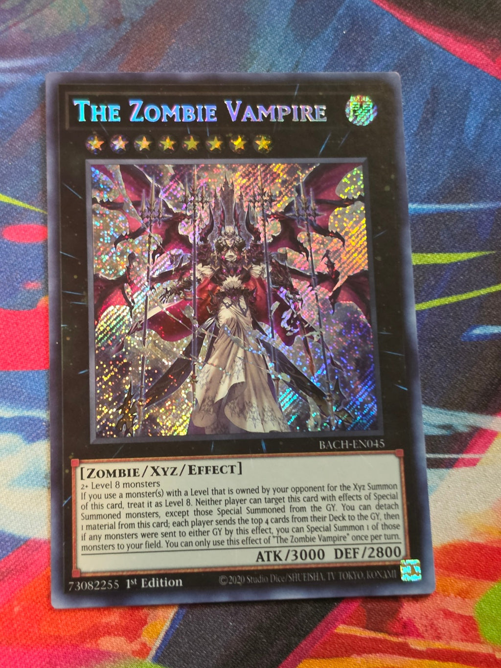 The Zombie Vampire Secret Rare Battle of Chaos BACH-EN045 LP
