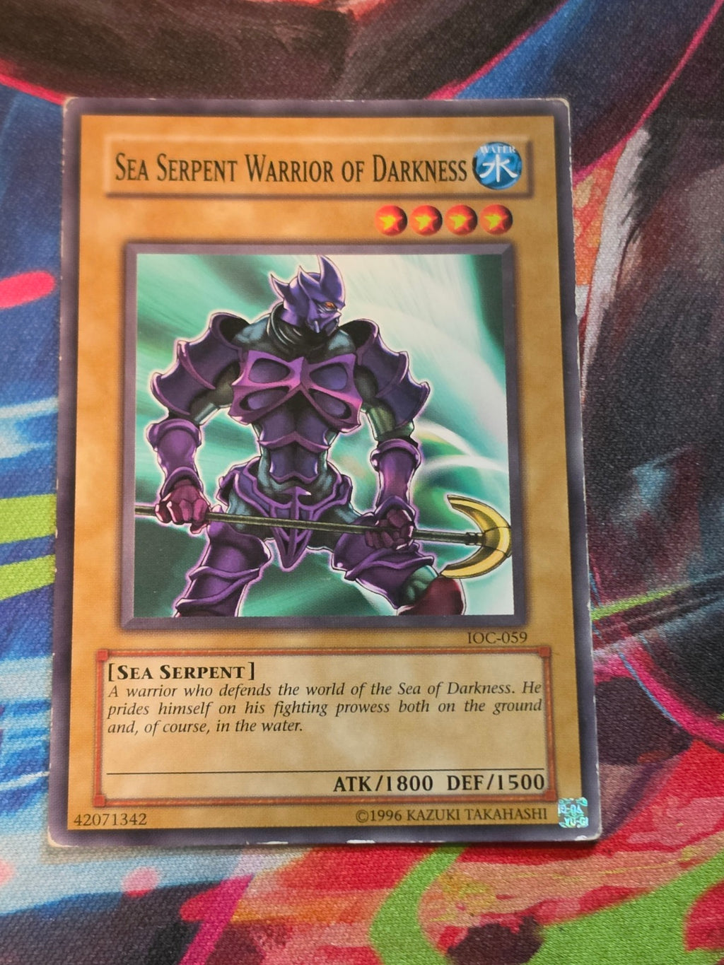 Sea Serpent Warrior of Darkness Common Invasion of Chaos IOC-059 LP