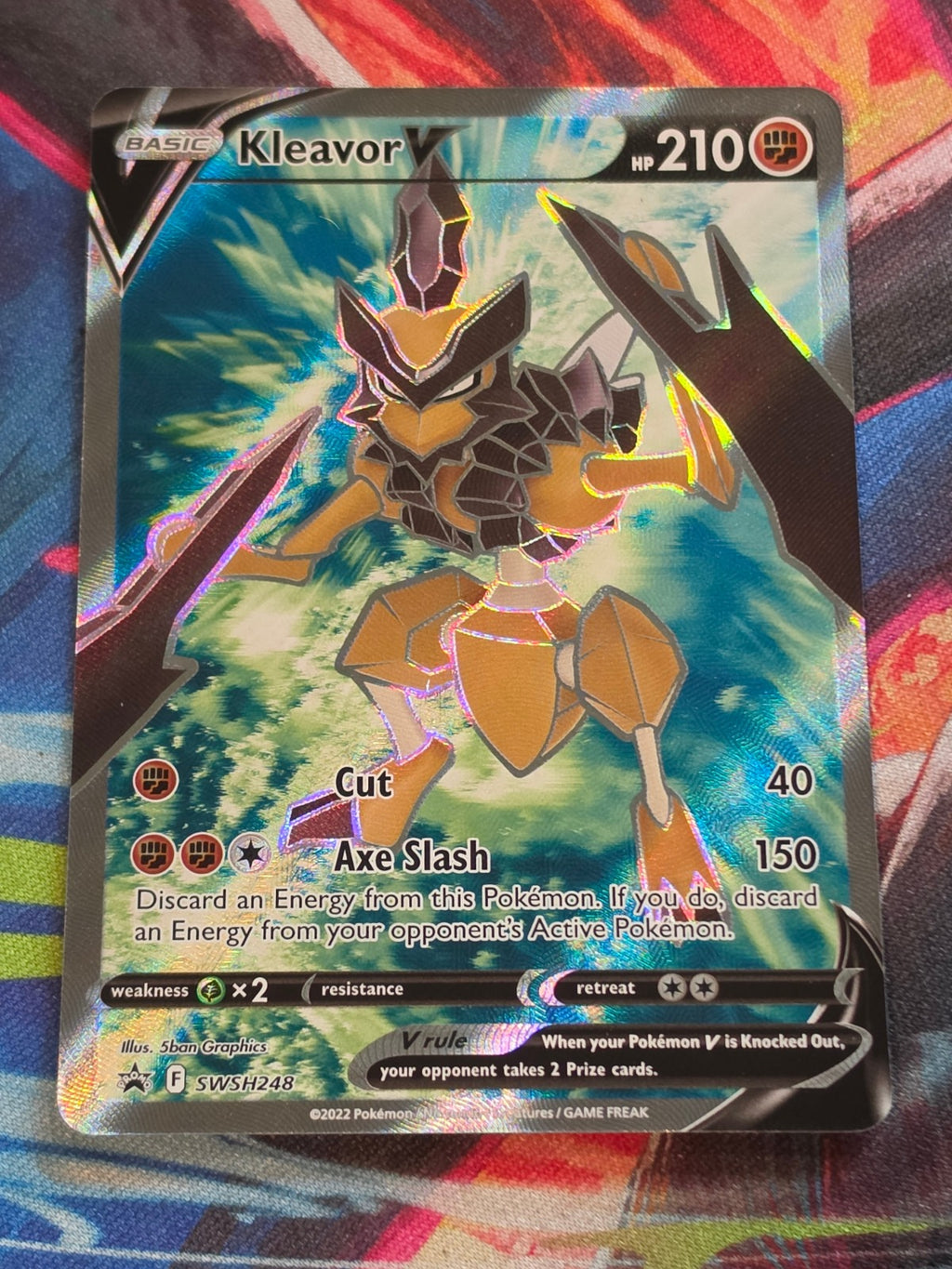 Kleavor V (Full Art) - SWSH248 - SWSH: Sword & Shield Promo Cards - Promo - NM Pokemon