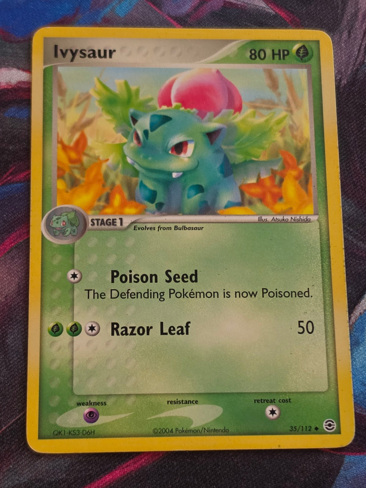 Ivysaur - 35/112 - EX FireRed & LeafGreen - Uncommon - NM - Pokemon