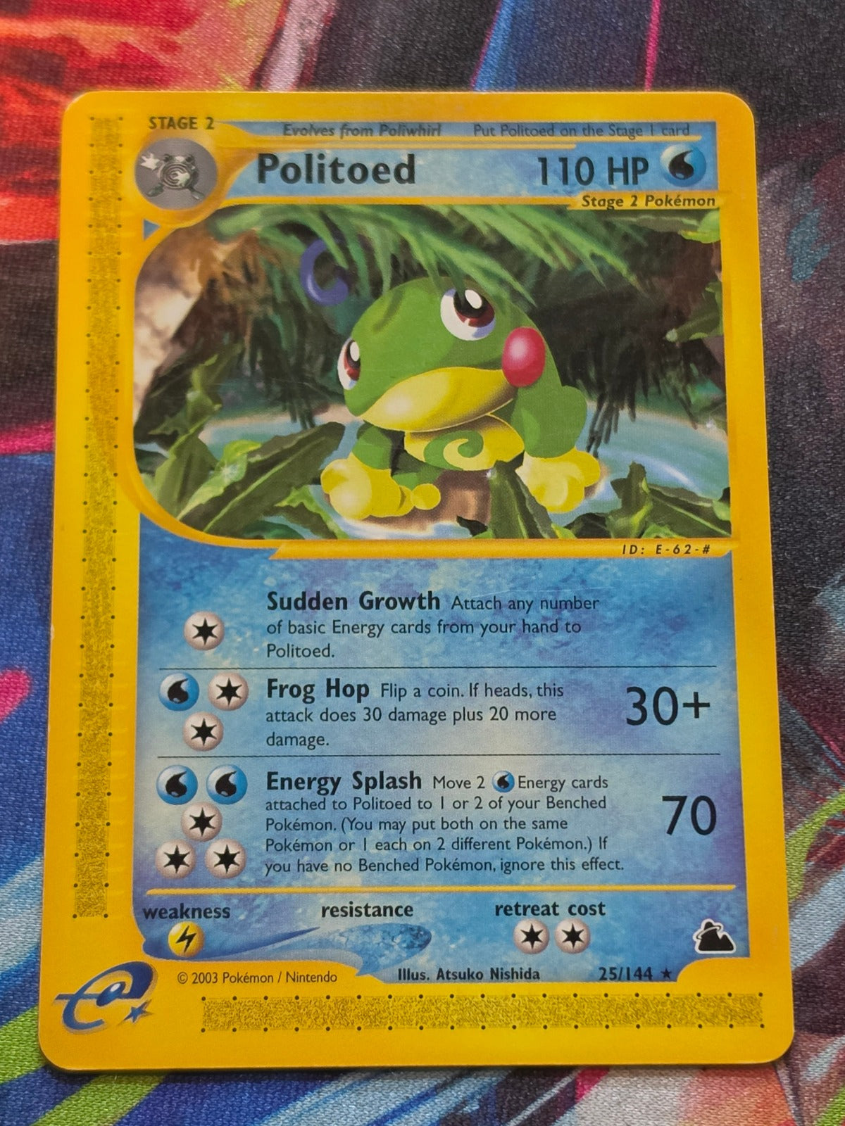Politoed Rare Skyridge 025/144 LP Pokemon