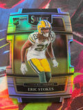 Eric Stokes 2021 Panini Select - Silver Prizm Die Cut 88 NM Football