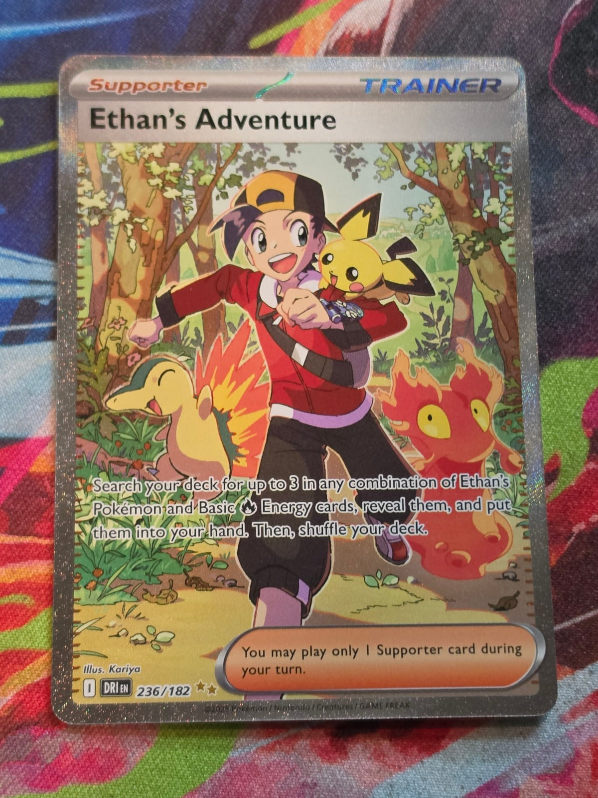 Ethan's Adventure Special Illustration Rare SV10: Destined Rivals 236/182 NM Pokemon