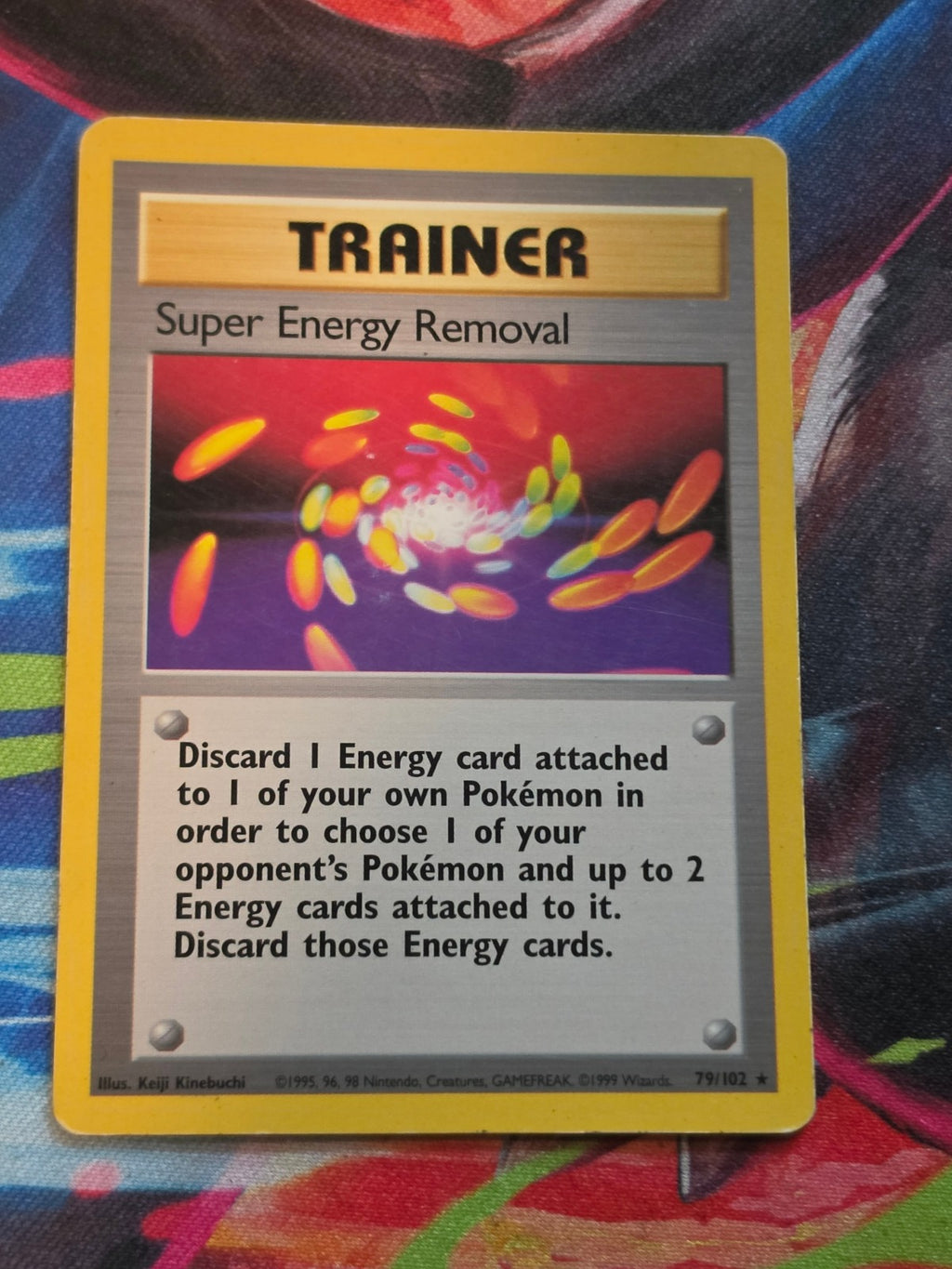 Super Energy Removal Unlimited Base Set Rare 079/102 LP Pokemon