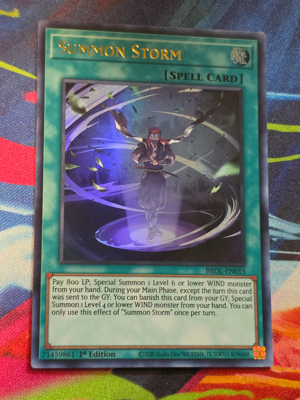 Summon Storm Ultra Rare Brothers of Legend BROL-EN015 LP