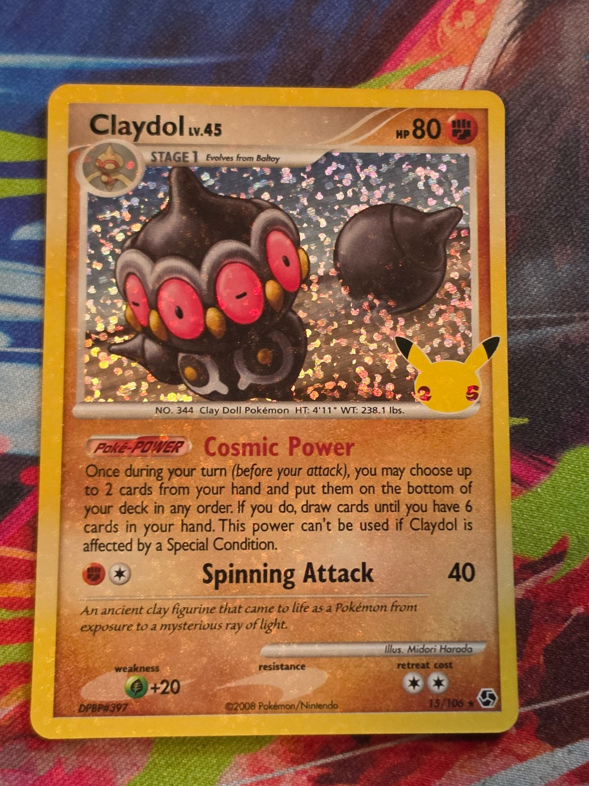 Claydol Classic Collection Celebrations: Classic Collection 15/106 NM Pokemon