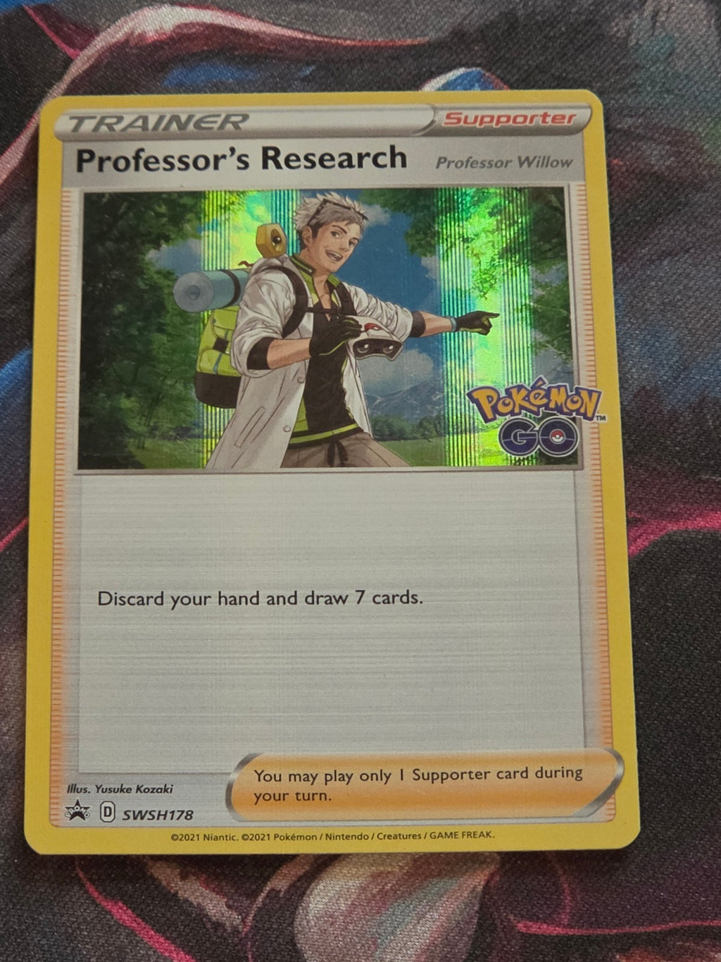 Professor's Research [Professor Willow] - SWSH178 - SWSH: Sword & Shield Promo Cards - Promo - LP Pokemon
