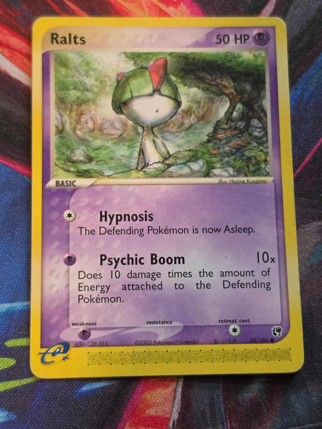 Ralts - 74/100 - EX Sandstorm - Common - MP - Pokemon